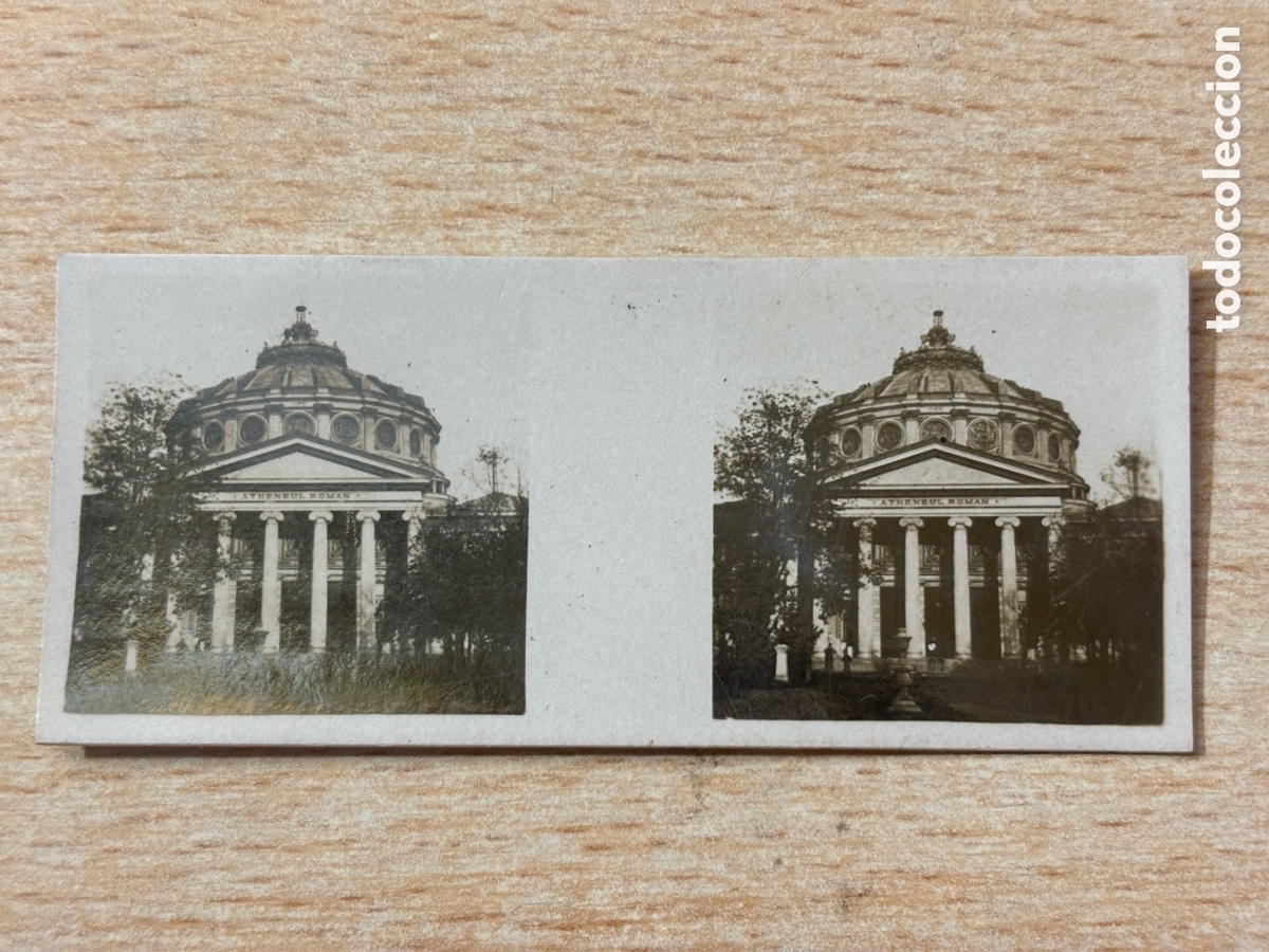 Coleccionismo cromos antiguos: # 232 Bucarest Rumania Cromo Estereosc&oacute;pico Galletas y Chocolates Solsona y Rius 1933