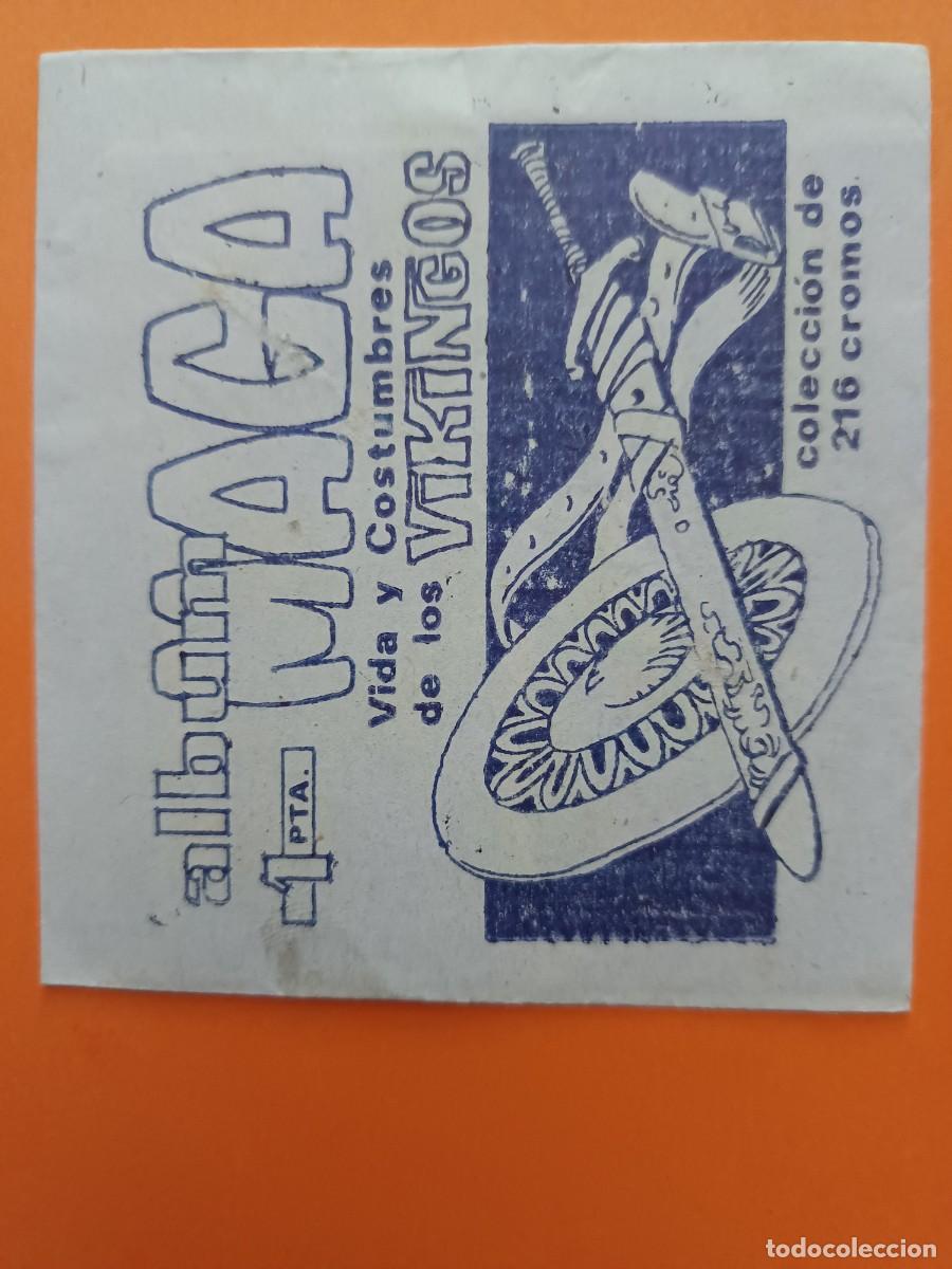Collezionismo Figurine antiche: SOBRE DE CROMOS SIN ABRIR VIDA Y COSTUMBRES DE LOS VIKINGOS MAGA