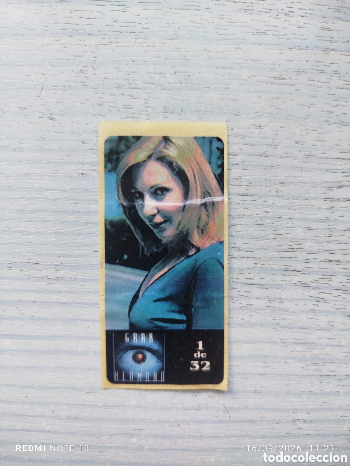 Coleccionismo cromos antiguos: Cromos chicle gran hermano n.1