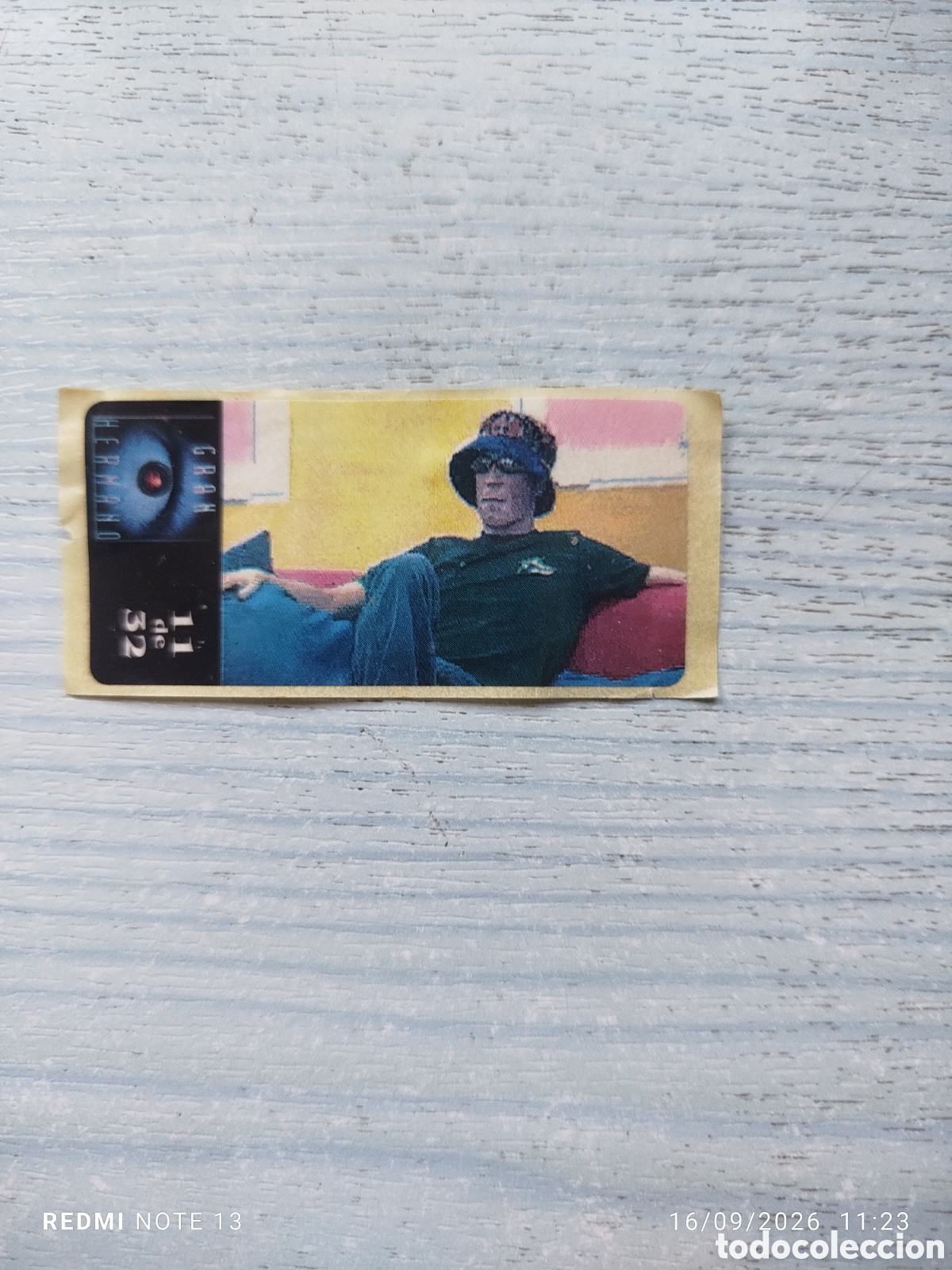 Coleccionismo cromos antiguos: Cromo chicle gran hermano n.12