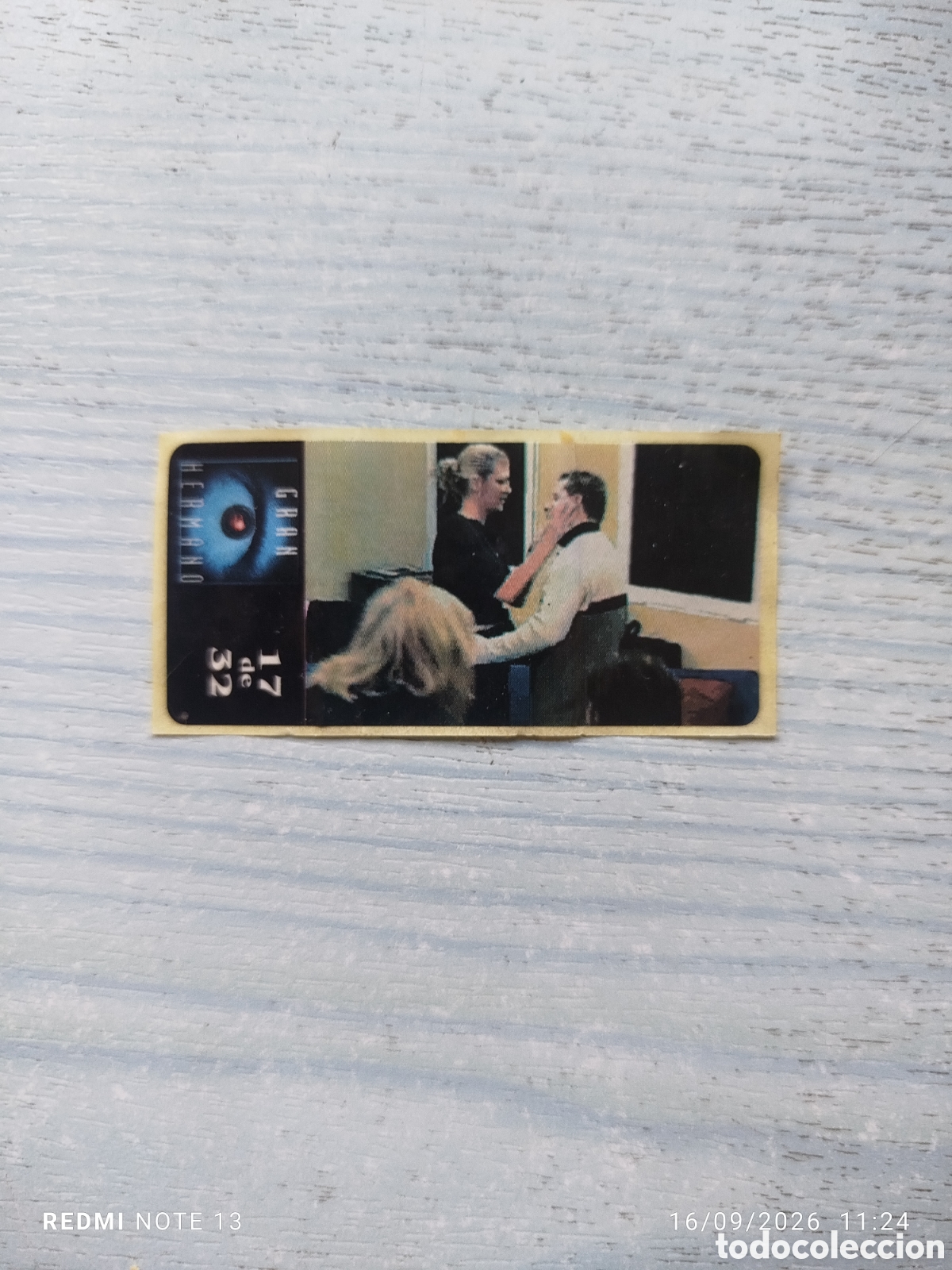 Coleccionismo cromos antiguos: Cromo chicle gran hermano n.17