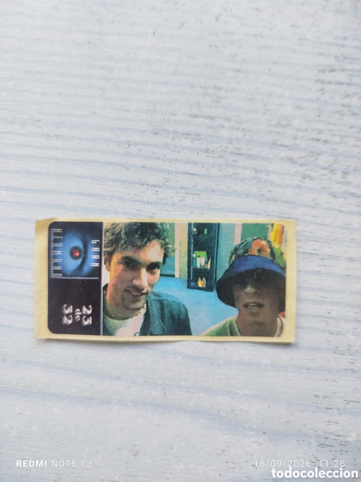 Coleccionismo cromos antiguos: Cromo chicle gran hermano n 33