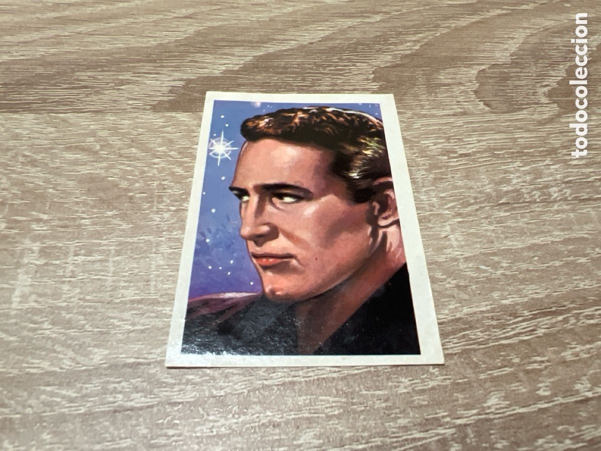 Collectable Antique Stickers: 1964 PAUL NEWMAN # 99 CHOCOLATES SIMON DESPEGADO