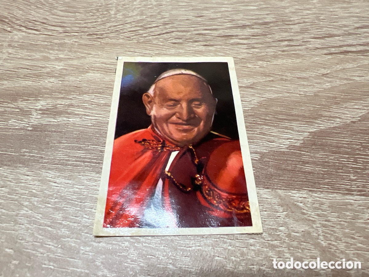 Collectable Antique Stickers: 1964 JUAN XXIII # 21 CHOCOLATES SIMON DESPEGADO