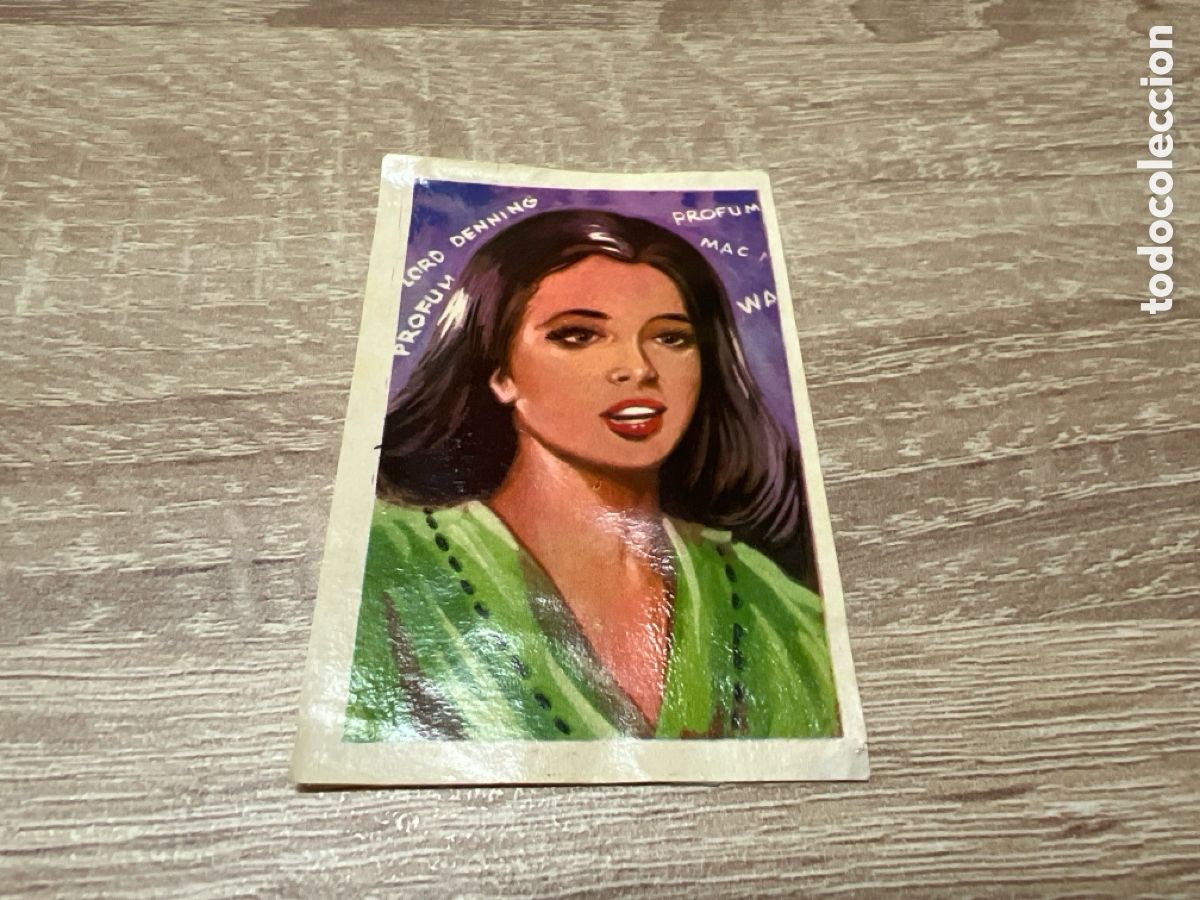 Collectable Antique Stickers: 1964 CRISTINA KEELER # 28 CHOCOLATES SIMON DESPEGADO