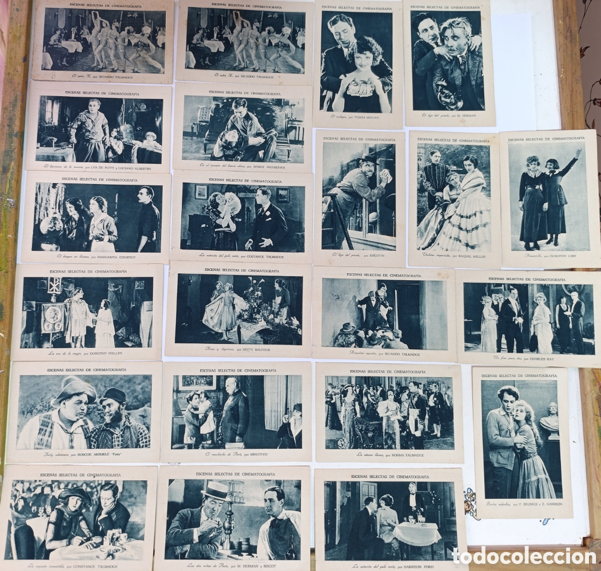Coleccionismo cromos antiguos: ESCENAS SELECTAS DE CINEMATOGRAFIA