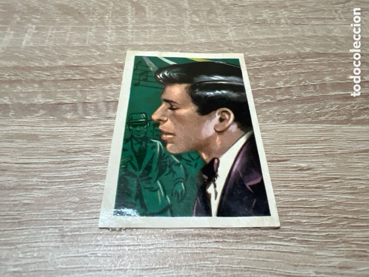 Coleccionismo cromos antiguos: 1964 FRANK SINATRA # 45 CHOCOLATES SIMON DESPEGADO