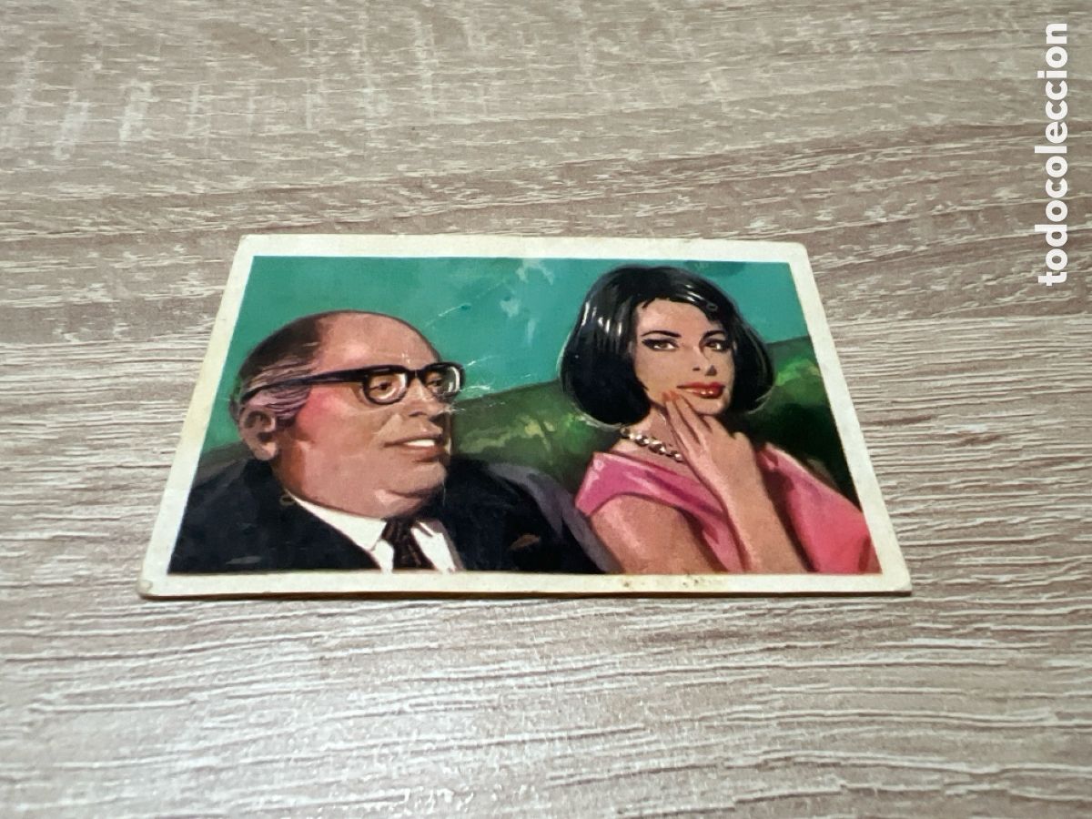 Coleccionismo cromos antiguos: 1964 SOF&Iacute;A LOREN Y CARLO PONTI # 90 CHOCOLATES SIMON DESPEGADO