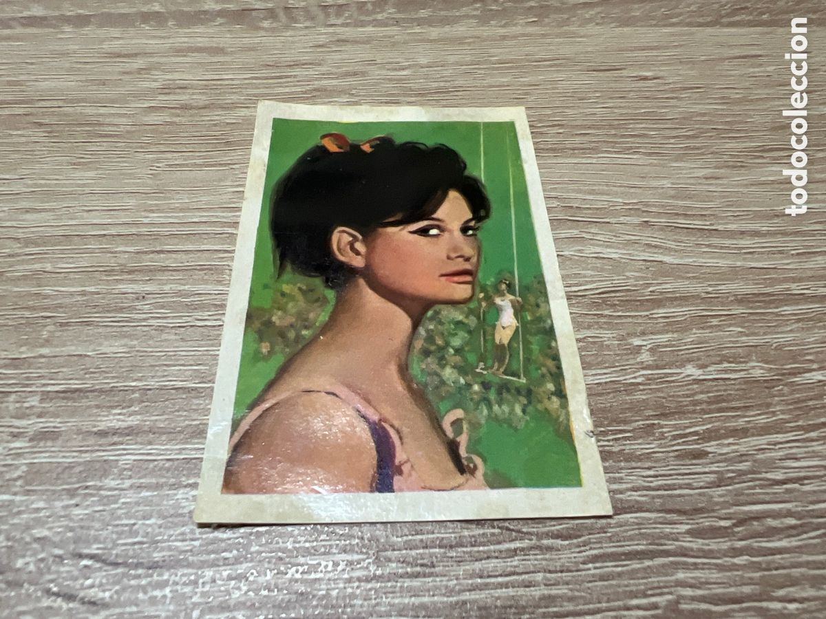 Coleccionismo cromos antiguos: 1964 CLAUDIA CARDINALE # 93 CHOCOLATES SIMON DESPEGADO