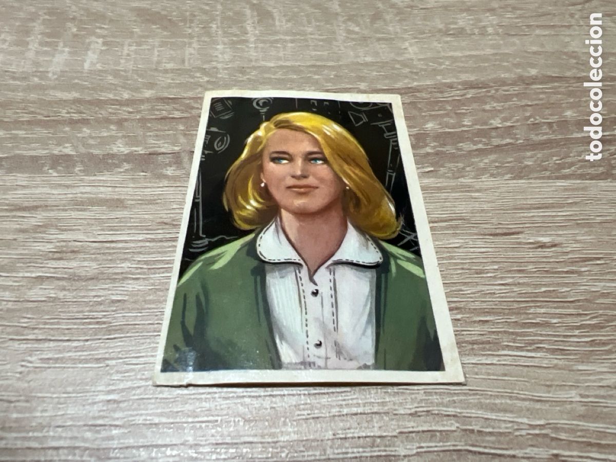 Coleccionismo cromos antiguos: 1964 JANE FONDA # 101 CHOCOLATES SIMON DESPEGADO