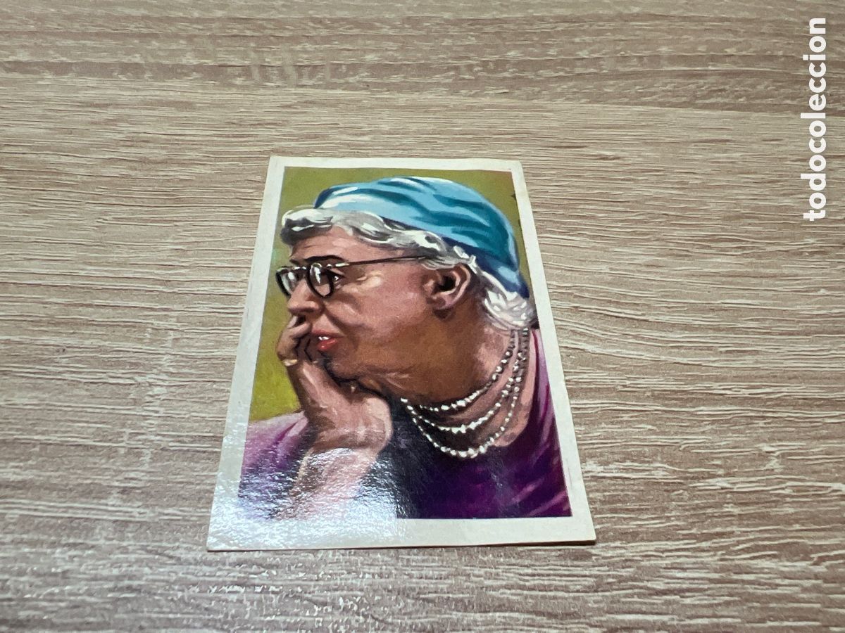 Coleccionismo cromos antiguos: 1964 ELEANOR ROOSELVELT # 150 CHOCOLATES SIMON DESPEGADO