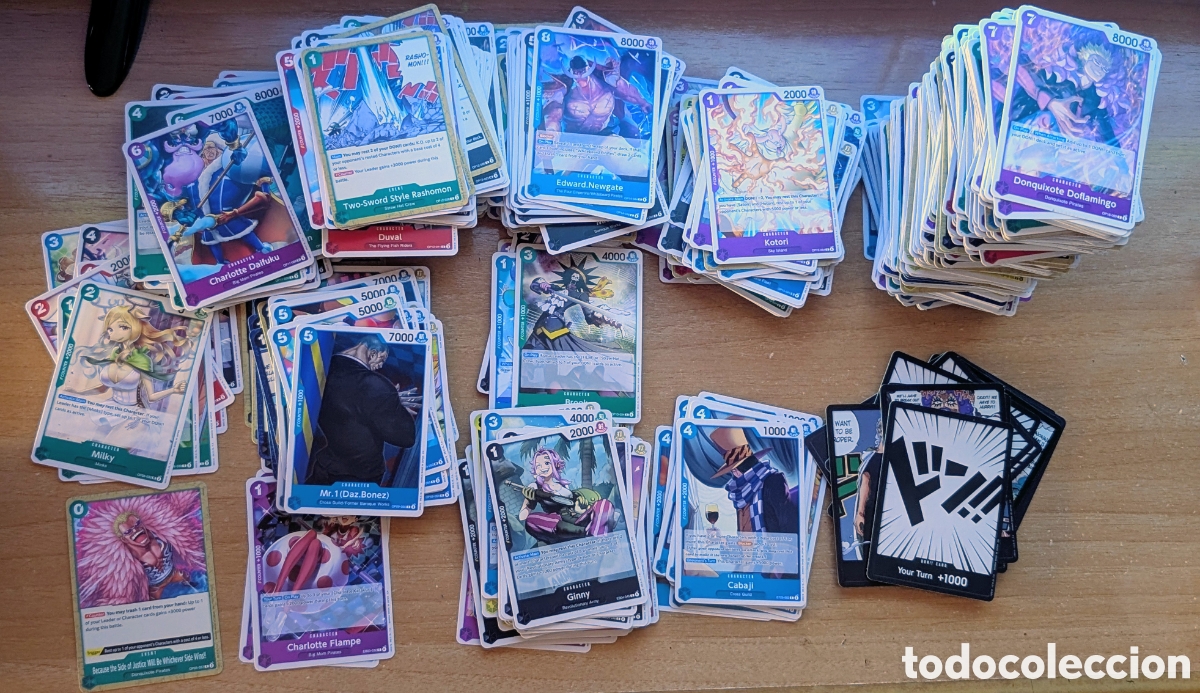 Coleccionismo cromos antiguos: Lote Cards One Piece. OP. EB. ST