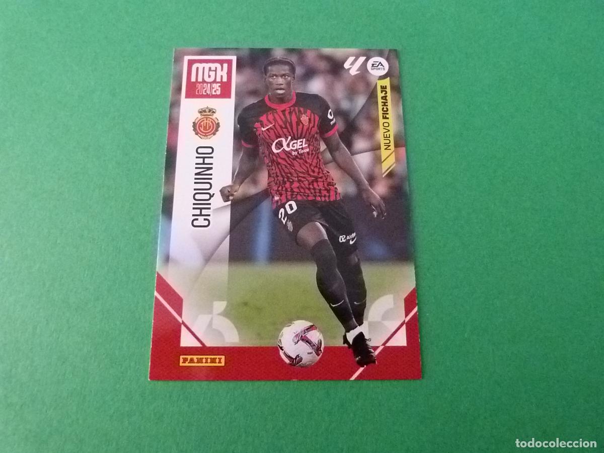 Coleccionismo cromos antiguos: TRADING CARD FUTBOL CHIQUINHO R.C.D. MALLORCA FICHAJE N&ordm; 488 LIGA MEGACRACKS 2024-2025/24-25 PANINI