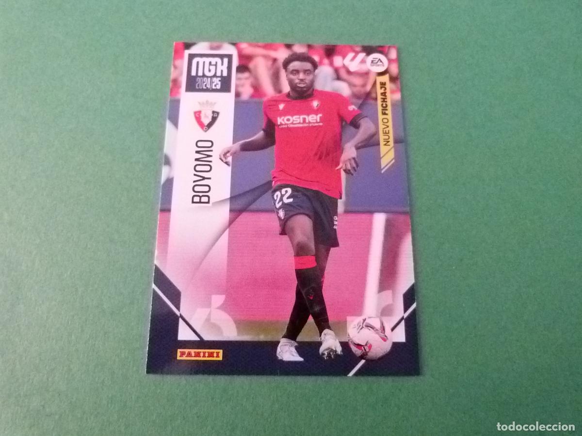 Coleccionismo cromos antiguos: TRADING CARD FUTBOL BOYOMO AT. OSASUNA FICHAJE N&ordm; 491 LIGA MEGACRACKS 2024-2025/24-25