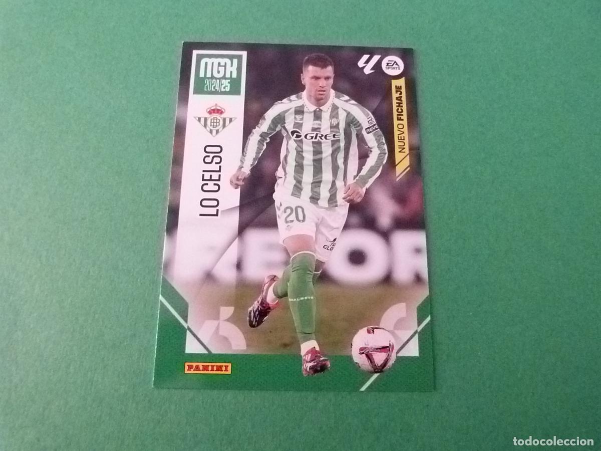 Coleccionismo cromos antiguos: TRADING CARD FUTBOL LO CELSO REAL BETIS FICHAJE N&ordm; 492 LIGA MEGACRACKS 2024-2025/24-25