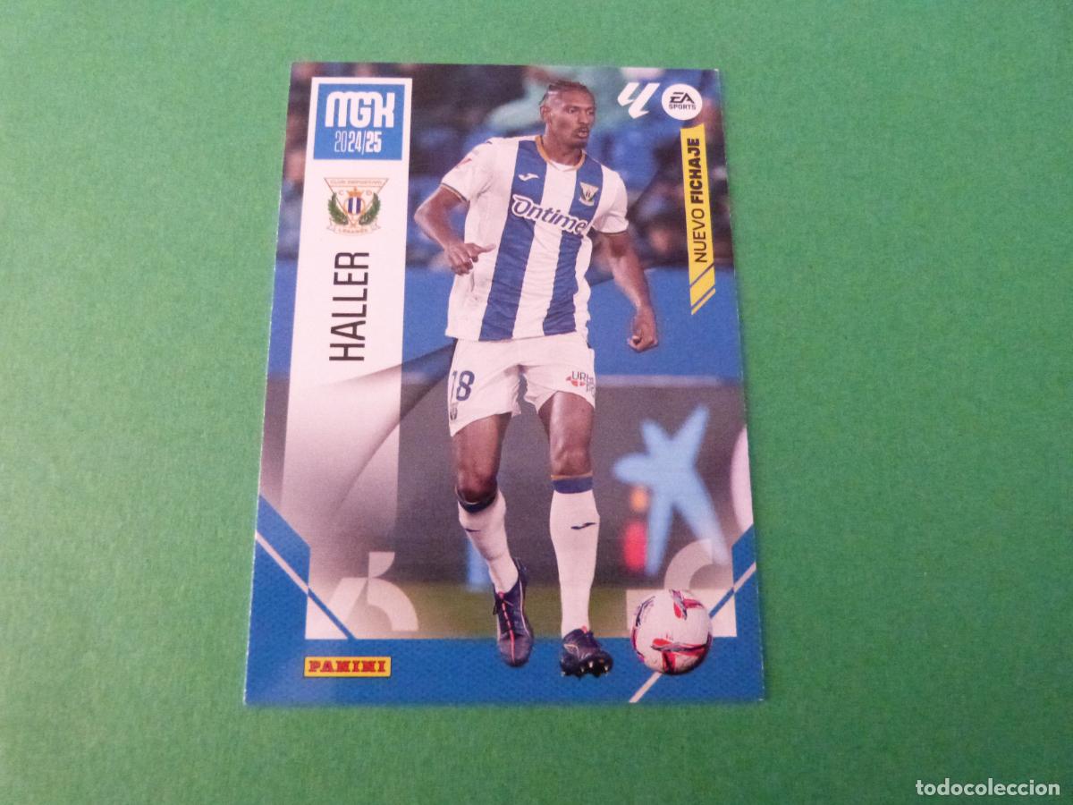 Coleccionismo cromos antiguos: TRADING CARD FUTBOL HALLER C.D. LEGANES FICHAJE N&ordm; 493 LIGA MEGACRACKS 2024-2025/24-25