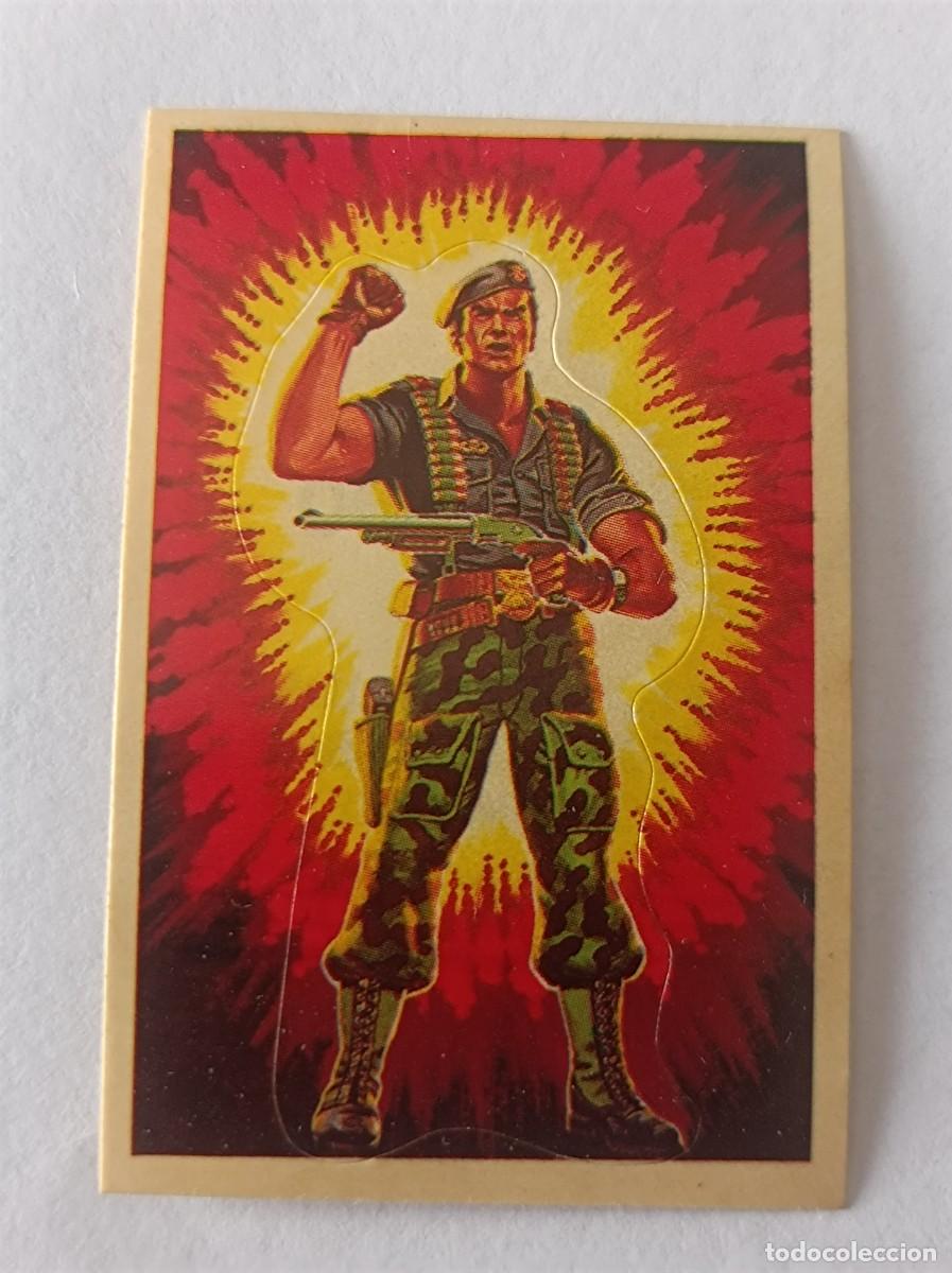 Coleccionismo cromos antiguos: CROMO PEGATINA SIN PEGAR PHOSKITOS GIJOE GI JOE FLINT