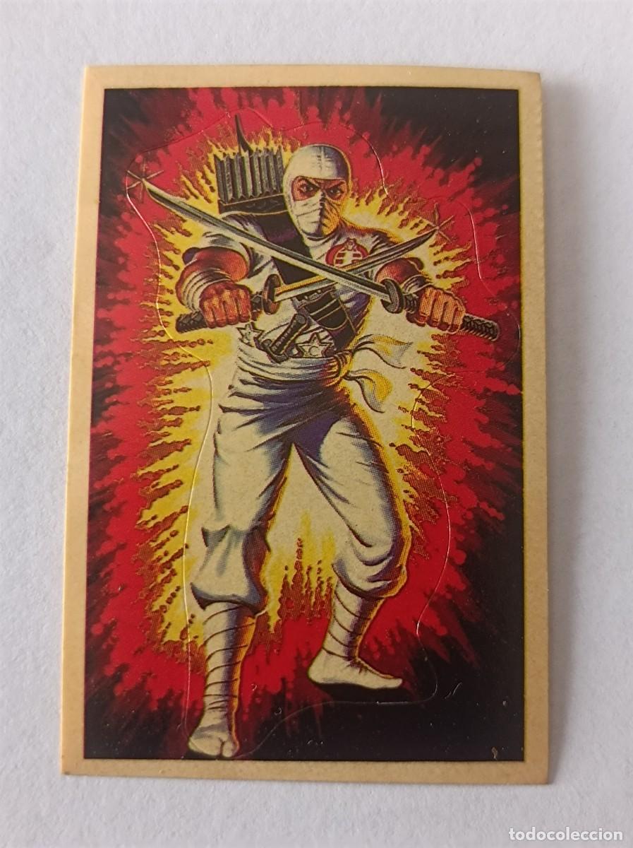 Coleccionismo cromos antiguos: CROMO PEGATINA SIN PEGAR PHOSKITOS GIJOE GI JOE SOMBRA