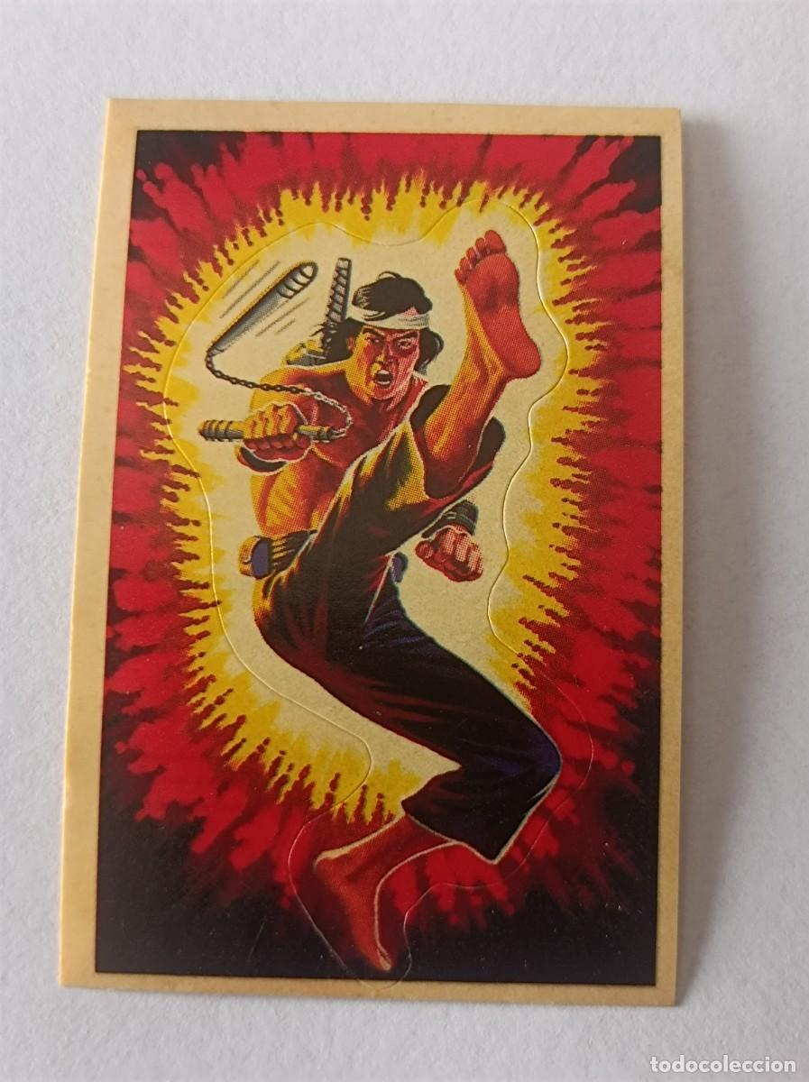 Coleccionismo cromos antiguos: CROMO PEGATINA SIN PEGAR PHOSKITOS GIJOE GI JOE KUNG-FU