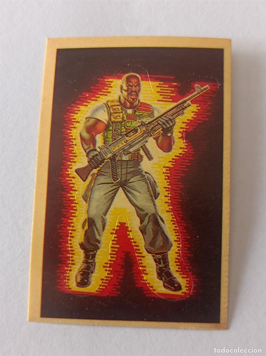 Coleccionismo cromos antiguos: CROMO PEGATINA SIN PEGAR PHOSKITOS GIJOE GI JOE ROAD BLOCK