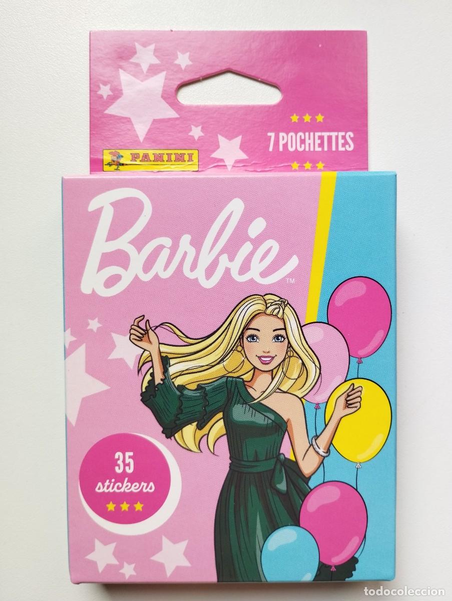 Coleccionismo cromos antiguos: CROMOS STICKER PANINI BARBIE 1 CAJA DE 7 SOBRES SIN ABRIR