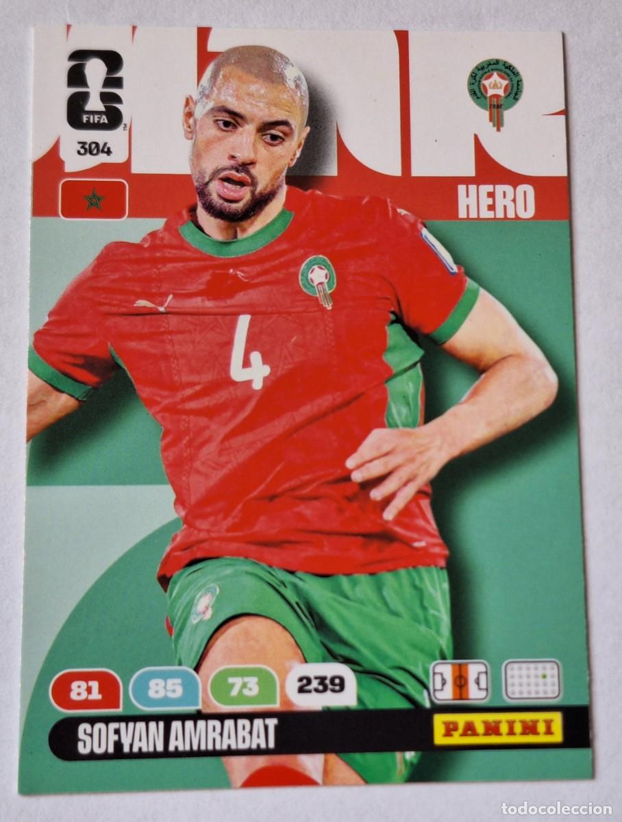 Coleccionismo cromos antiguos: CROMO 304 - SOFYAN AMRABAT - MARRUECOS FIFA WORLD CUP 2026 - ADRENALYN - PANINI - NUEVO