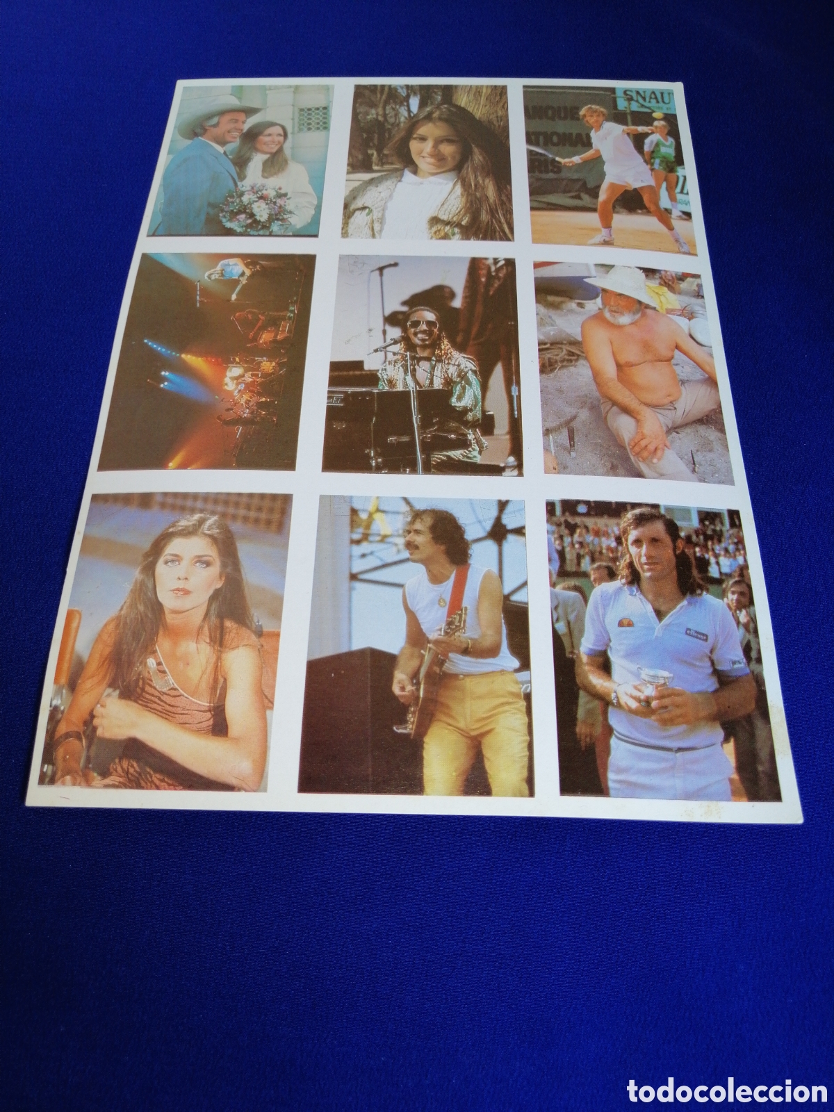 Coleccionismo cromos antiguos: SHOW DE ESTRELLAS - VERANO AZUL (CHANQUETE) SANTANA - PINF FLOYD - JEANETTE - L&Aacute;MINA SIN TROQUELAR