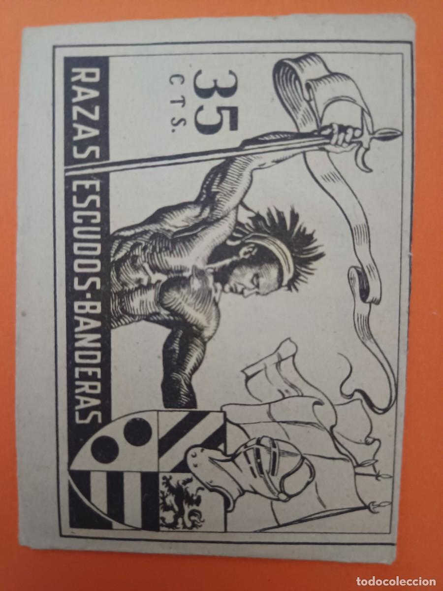 Coleccionismo cromos antiguos: SOBRE DE CROMOS SIN ABRIR RAZAS ESCUDOS BANDERAS EDITORIAL ALCE