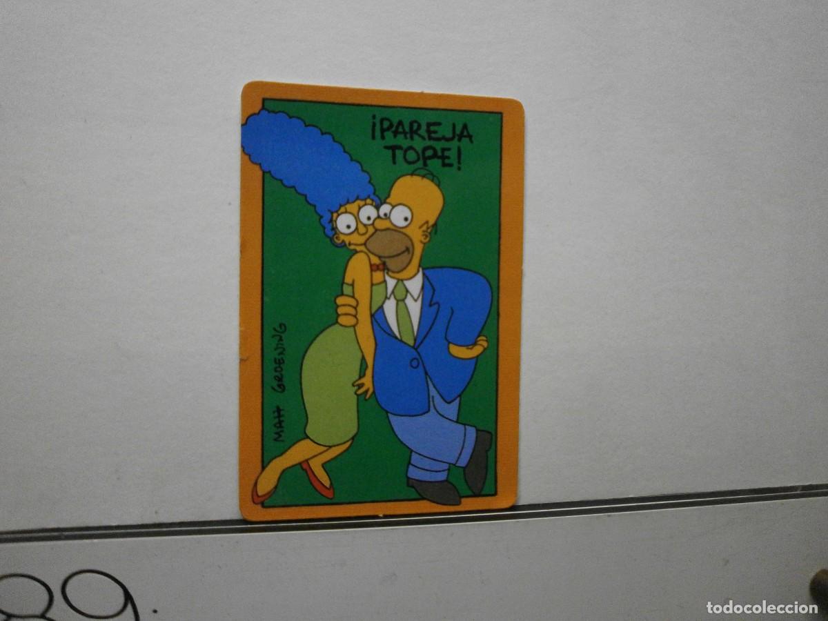 Colecionismo Cromos antigos: cromo bollycao the simpsons