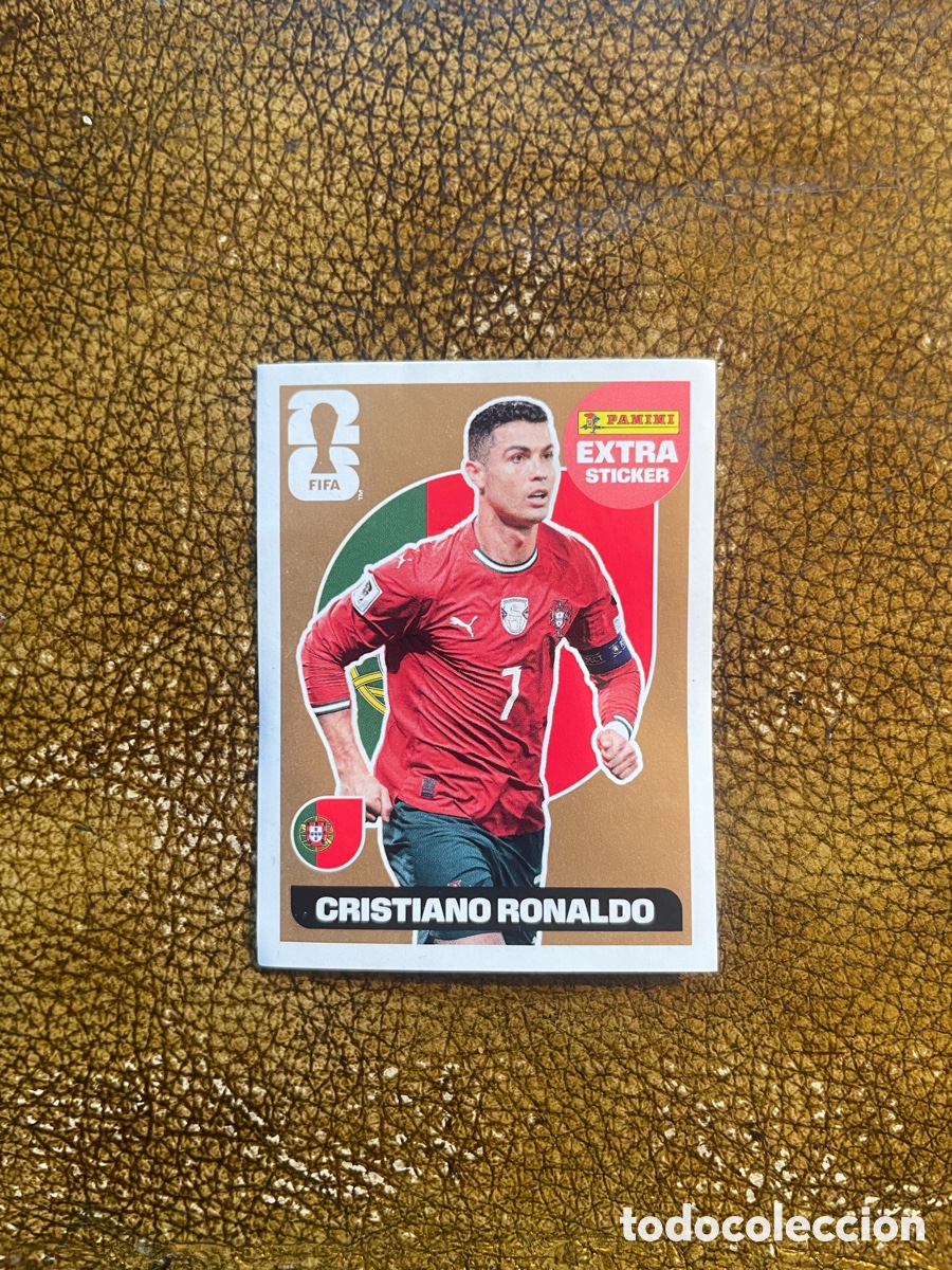 Coleccionismo cromos antiguos: Cristiano Ronaldo Extra sticker Bronce Panini Mundial 2026