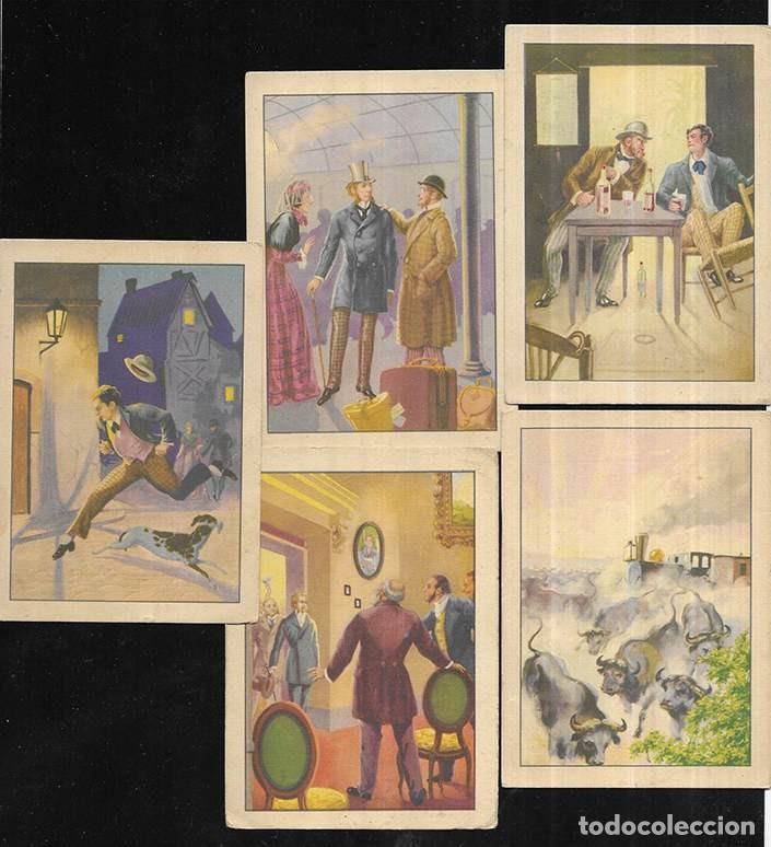 Coleccionismo cromos antiguos: Cromo. La Vuelta al Mundo en Ochenta Dias. n&ordm;s XVIII, XXV, XXXIV, XXXV,XXXVI. Col. de 36 cromos. sin