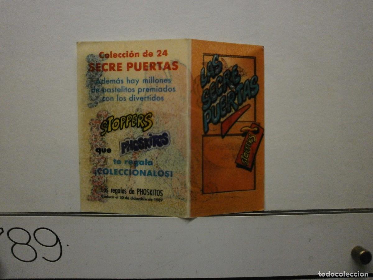 Coleccionismo cromos antiguos: cromo phoskitos stoppers las secre puertas - Foto 1