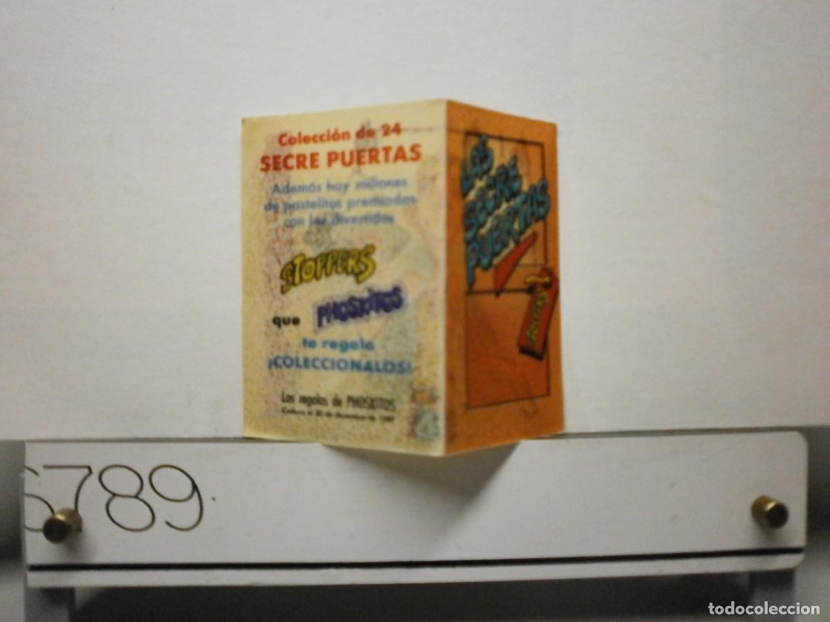 Coleccionismo cromos antiguos: cromo phoskitos stoppers las secre puertas - Foto 1