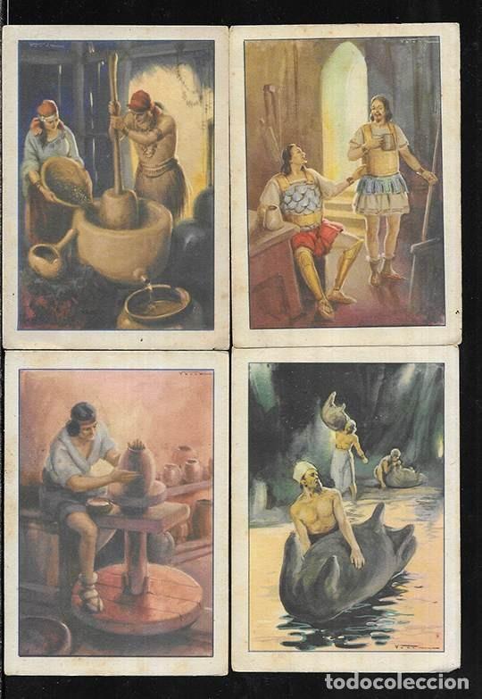 Coleccionismo cromos antiguos: Cromo. Historia del Progreso Humano. serie VII-4 serie IX-6 serie XI-2 serie XII- 6 Barsal.