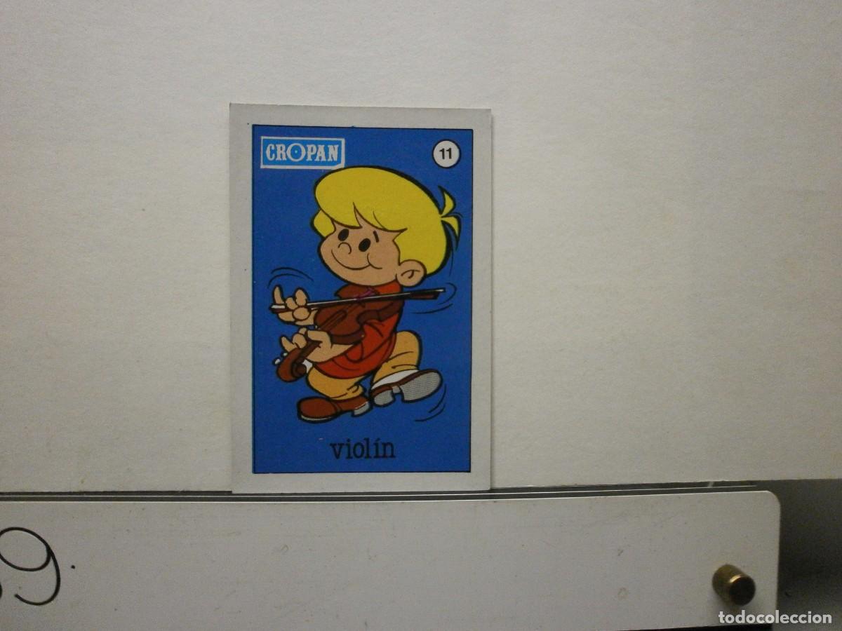 Coleccionismo cromos antiguos: cromo pastelitos cropan volkie musical 11 violin