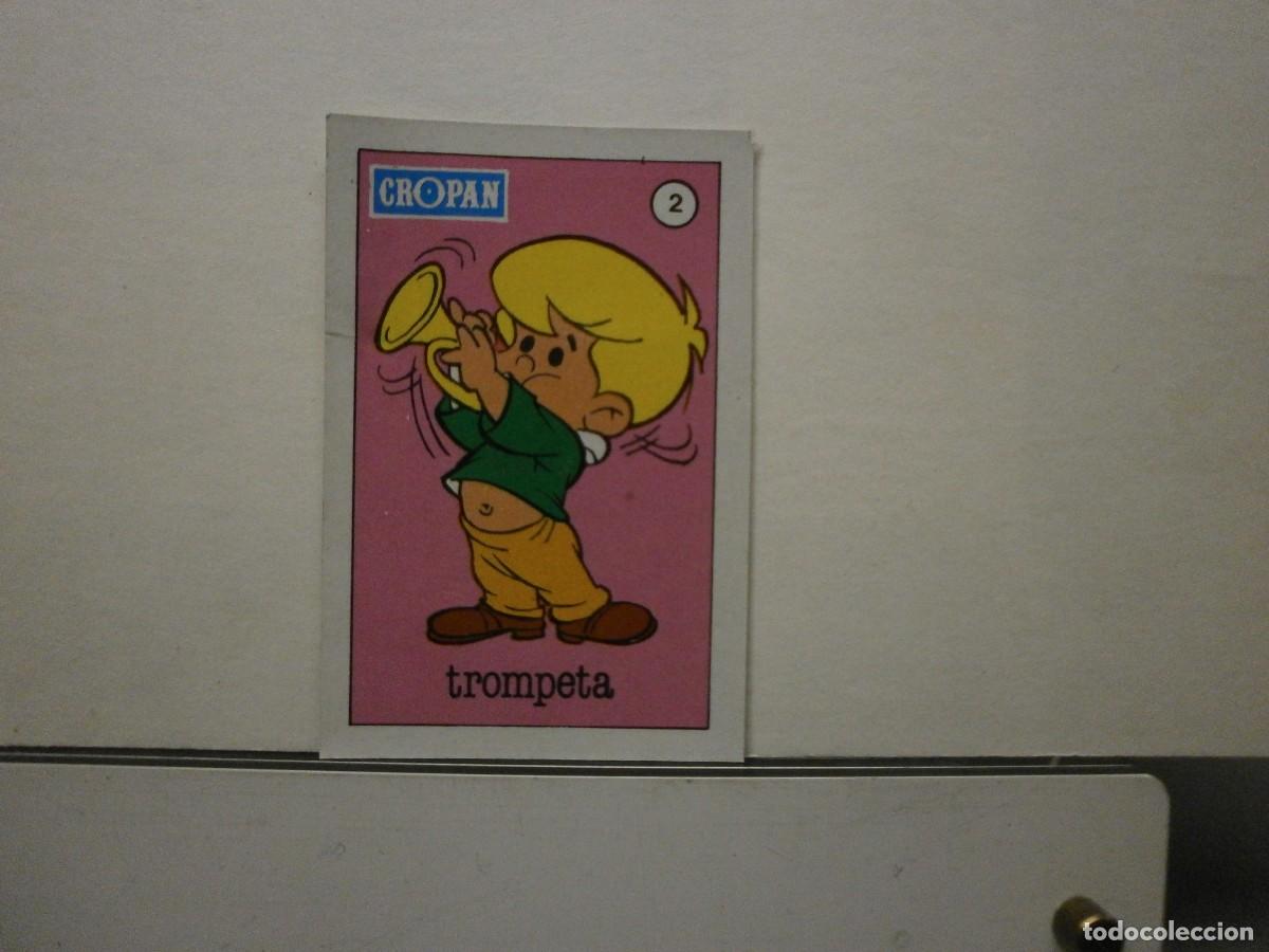 Collectionnisme Cartes &agrave; collectionner anciennes: cromo pastelitos cropan volkie musical 2 trompeta
