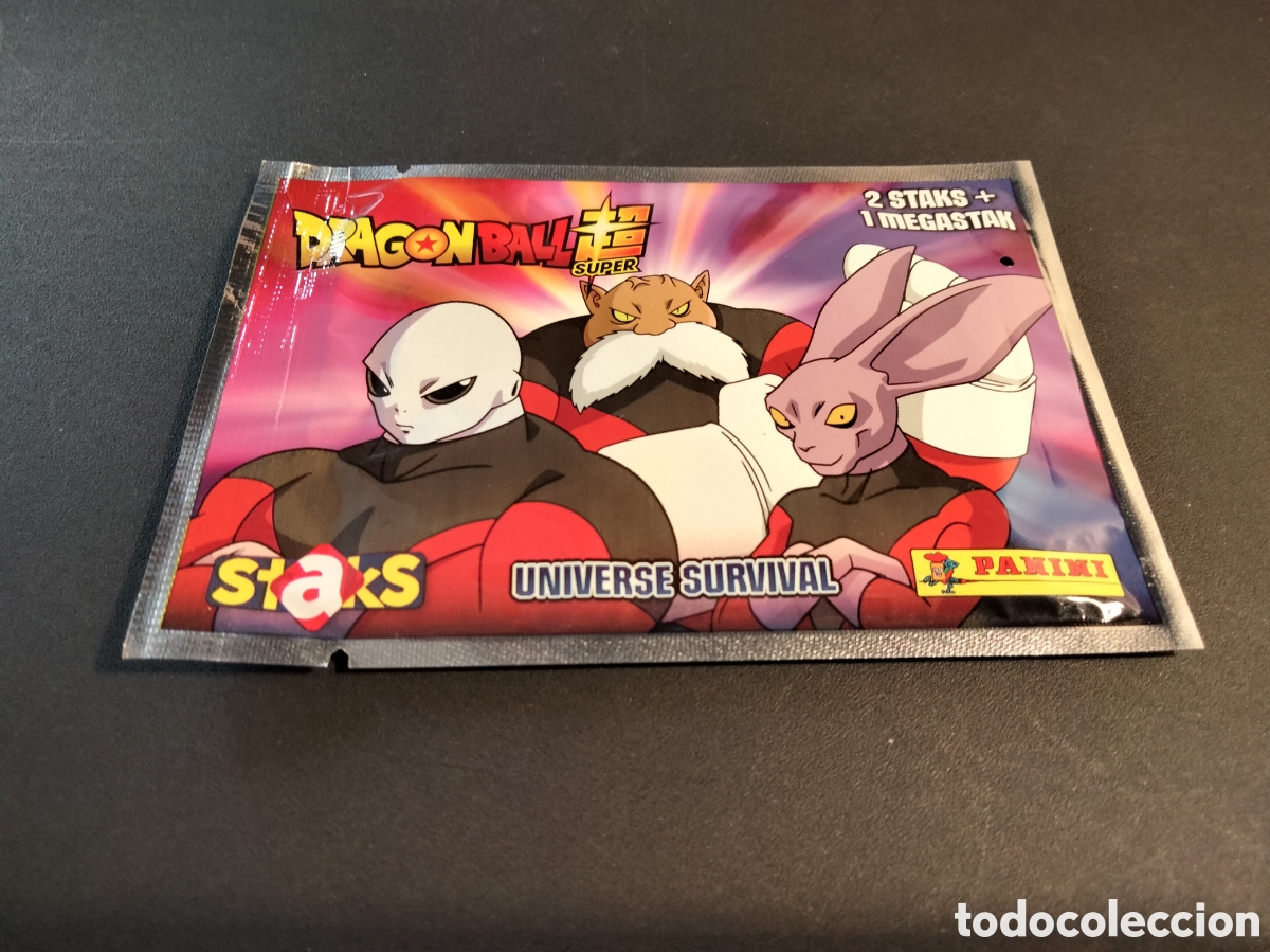 Coleccionismo cromos antiguos: SOBRE SIN ABRIR STAKS DRAGON BALL SUPER UNIVERSE SURVIVAL PANINI