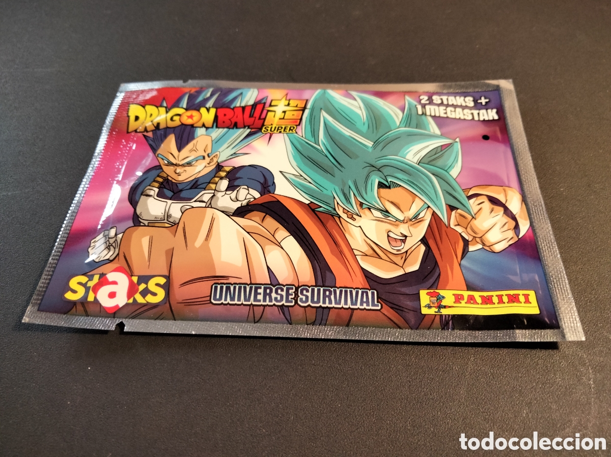 Coleccionismo cromos antiguos: SOBRE SIN ABRIR STAKS DRAGON BALL SUPER UNIVERSE SURVIVAL PANINI