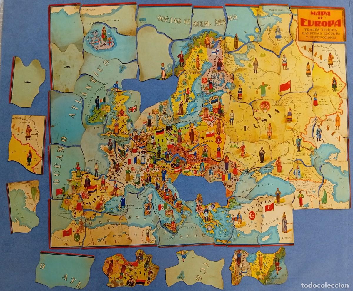 Coleccionismo cromos antiguos: COLECCION MAPA DE EUROPA CHOCOLATES JAIME BOIX BARCELONA 53 CROMOS