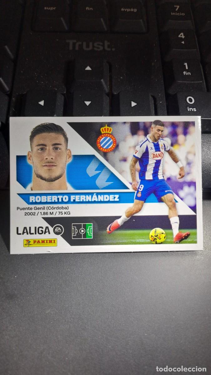 Coleccionismo cromos antiguos: CROMO ROBERTO FERNANDEZ 20 ESPANYOL LIGA 2026 2027 26 27 ESTE PANINI NUNCA PEGADO