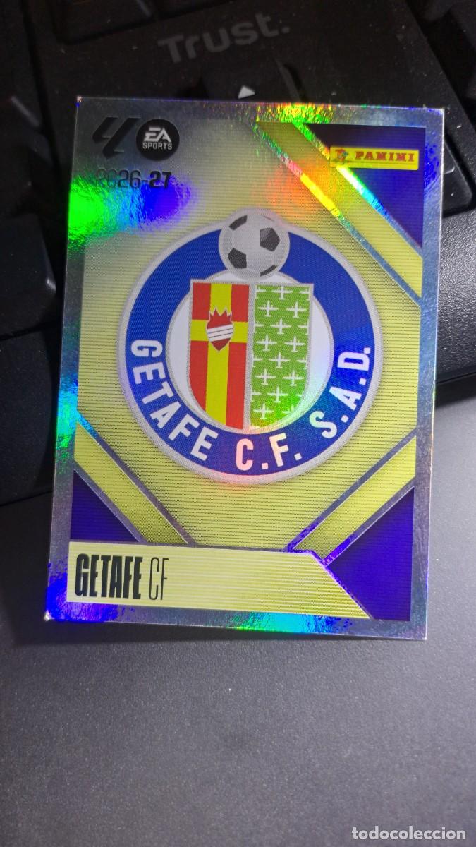 Coleccionismo cromos antiguos: CROMO ESCUDO GETAFE 1 LIGA 2026 2027 26 27 ESTE PANINI NUNCA PEGADO