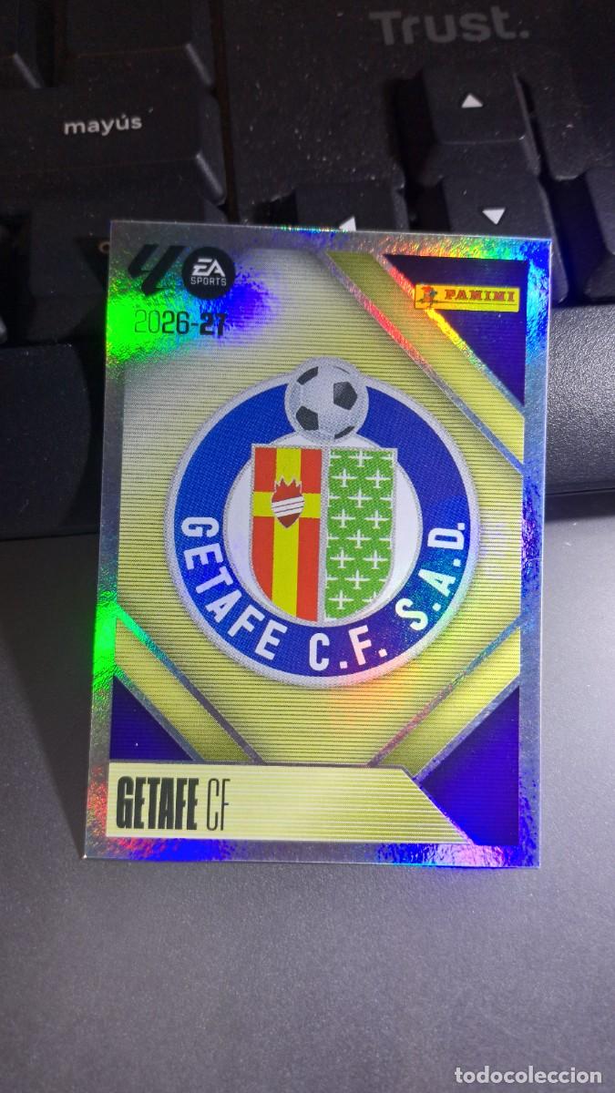 Coleccionismo cromos antiguos: CROMO ESCUDO GETAFE 1 LIGA 2026 2027 26 27 ESTE PANINI NUNCA PEGADO