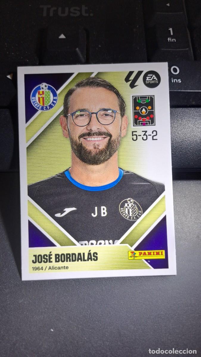 Coleccionismo cromos antiguos: CROMO JOSE BORDALAS 2 ENTRENADOR GETAFE LIGA 2026 2027 26 27 ESTE PANINI NUNCA PEGADO