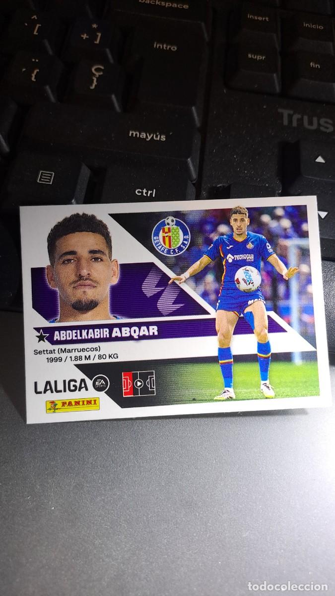 Coleccionismo cromos antiguos: CROMO ABQAR 8 GETAFE LIGA 2026 2027 26 27 ESTE PANINI NUNCA PEGADO