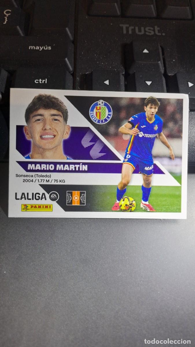Coleccionismo cromos antiguos: CROMO MARIO MARTIN 11 GETAFE LIGA 2026 2027 26 27 ESTE PANINI NUNCA PEGADO