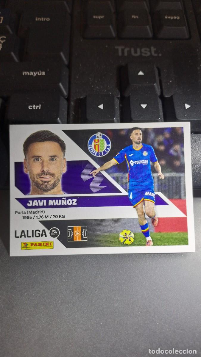 Coleccionismo cromos antiguos: CROMO JAVI MU&Ntilde;OZ 12 GETAFE LIGA 2026 2027 26 27 ESTE PANINI NUNCA PEGADO