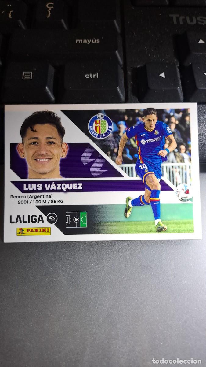 Coleccionismo cromos antiguos: CROMO LUIS VAZQUEZ 19 GETAFE LIGA 2026 2027 26 27 ESTE PANINI NUNCA PEGADO