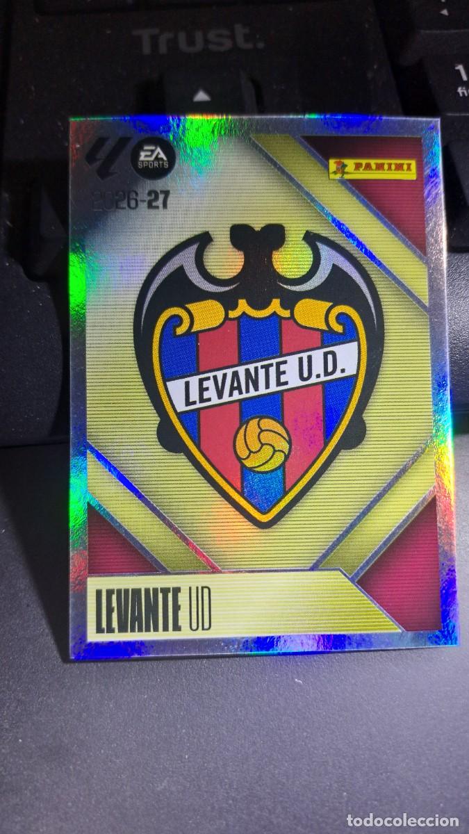 Coleccionismo cromos antiguos: CROMO ESCUDO LEVANTE 1 LIGA 2026 2027 26 27 ESTE PANINI NUNCA PEGADO