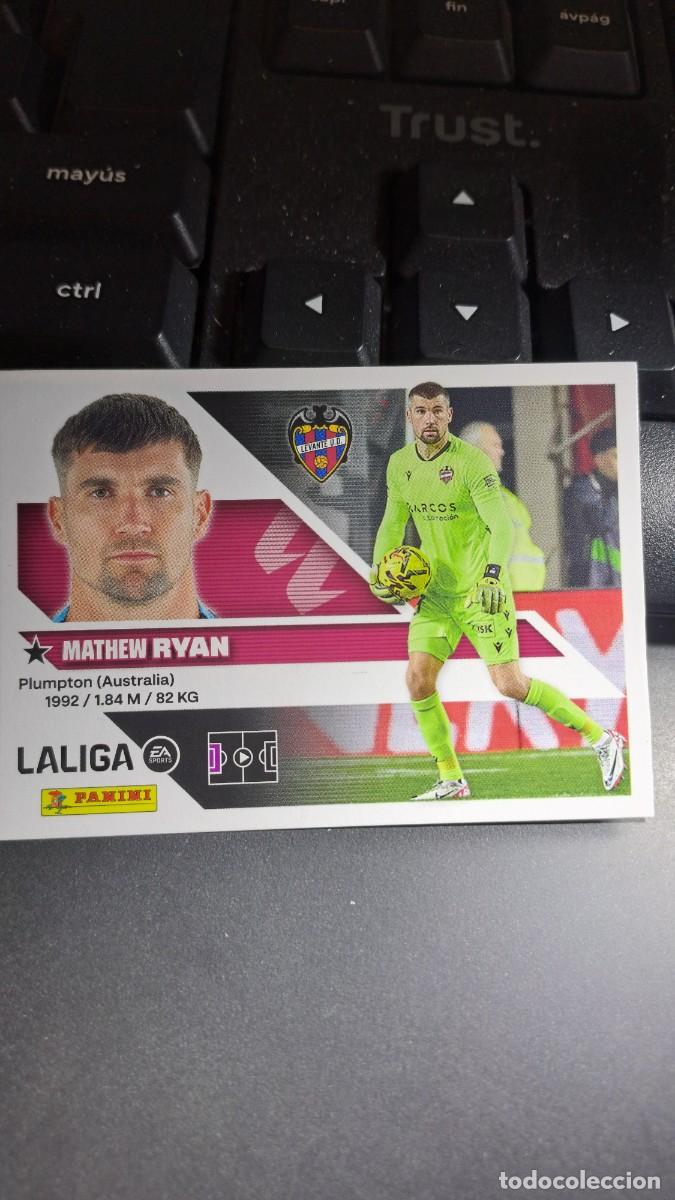 Coleccionismo cromos antiguos: CROMO RYAN 3 LEVANTE LIGA 2026 2027 26 27 ESTE PANINI NUNCA PEGADO