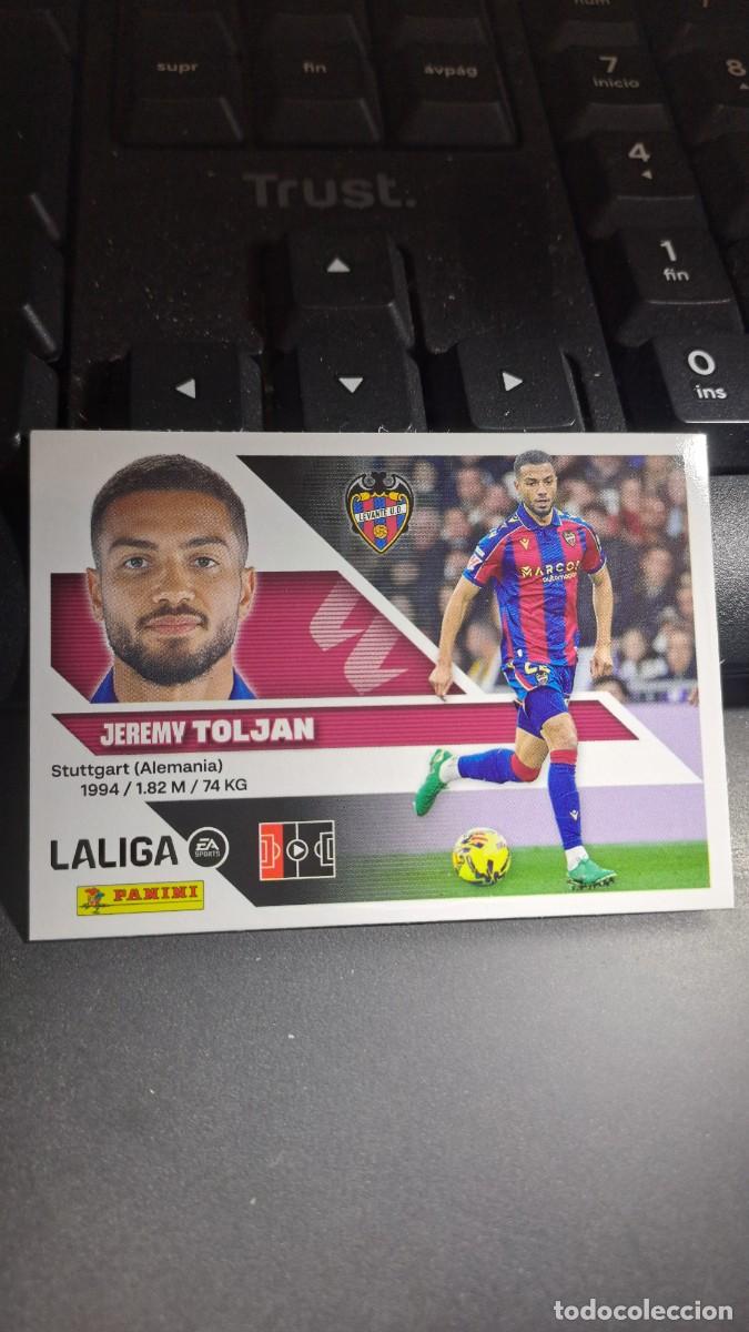 Coleccionismo cromos antiguos: CROMO TOLJAN 5 LEVANTE LIGA 2026 2027 26 27 ESTE PANINI NUNCA PEGADO